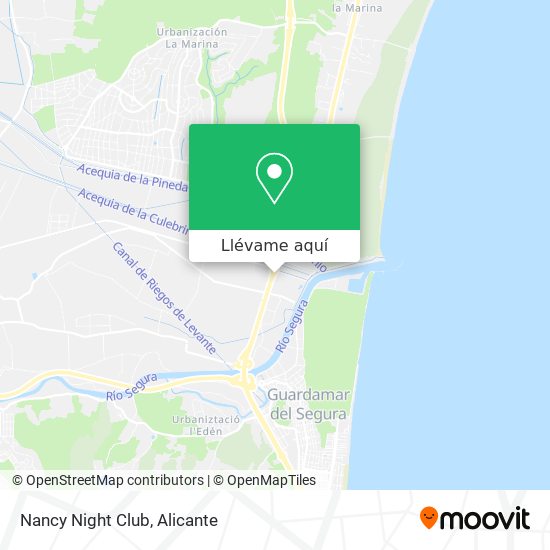 Mapa Nancy Night Club