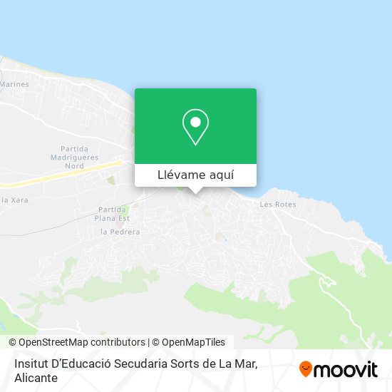 Mapa Insitut D’Educació Secudaria Sorts de La Mar