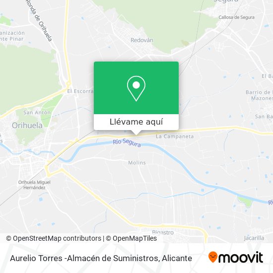 Mapa Aurelio Torres -Almacén de Suministros