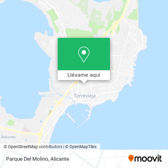 Mapa Parque Del Molino
