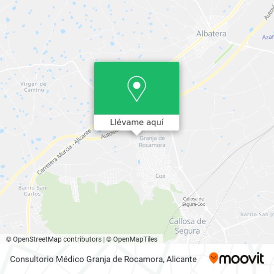 Mapa Consultorio Médico Granja de Rocamora