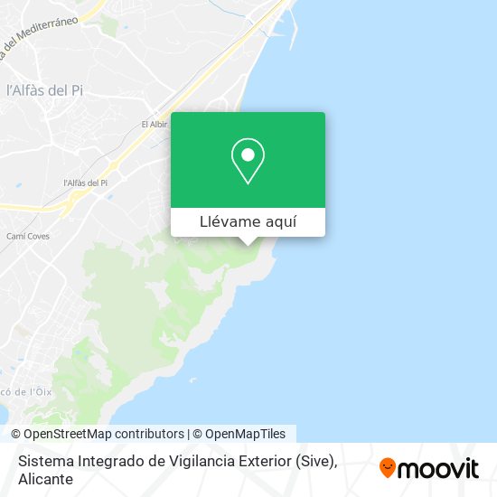 Mapa Sistema Integrado de Vigilancia Exterior (Sive)