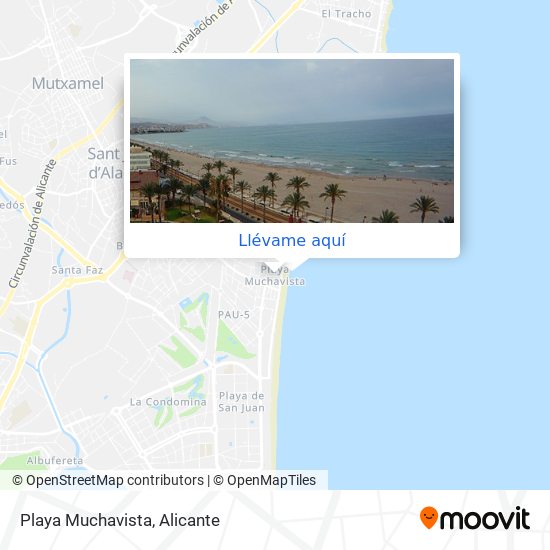 Mapa Playa Muchavista