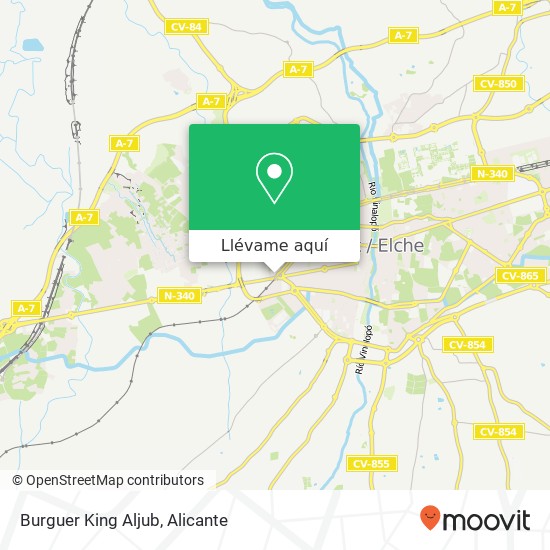 Mapa Burguer King Aljub