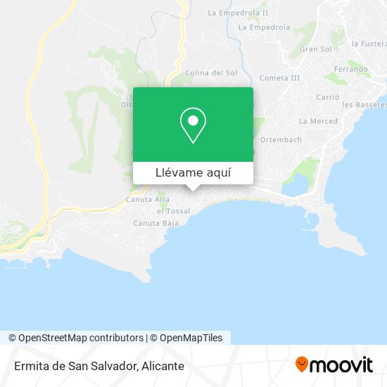Mapa Ermita de San Salvador