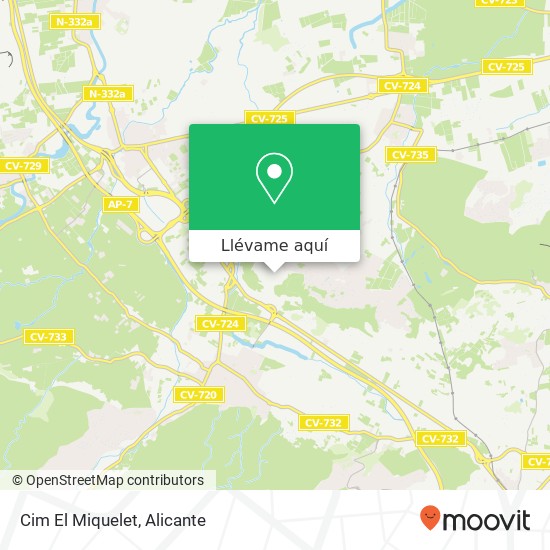 Mapa Cim El Miquelet