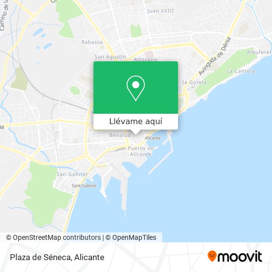 Mapa Plaza de Séneca