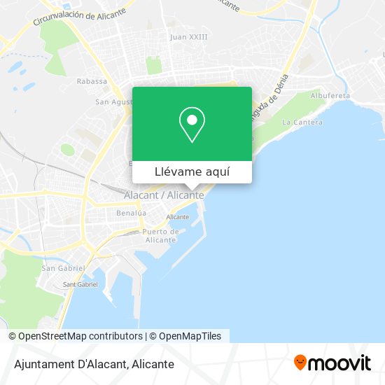 Mapa Ajuntament D'Alacant