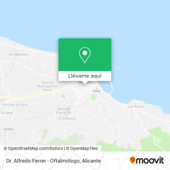 Mapa Dr. Alfredo Ferrer - Oftalmólogo
