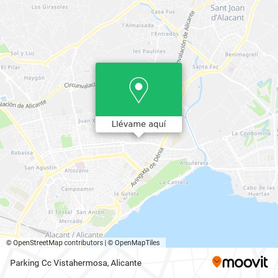 Mapa Parking Cc Vistahermosa