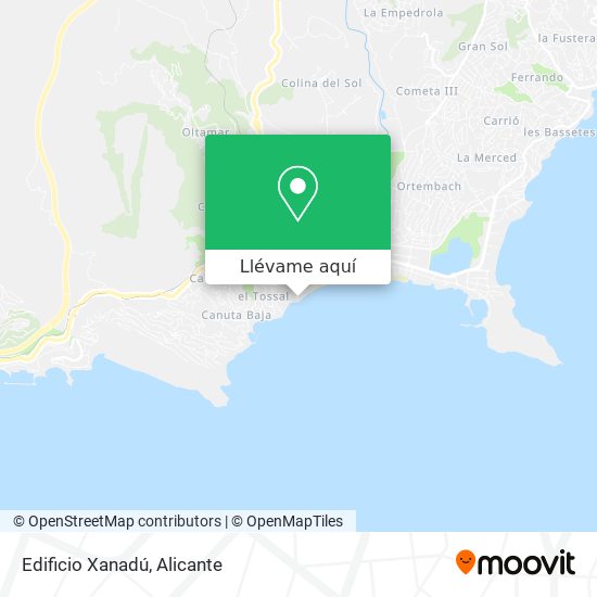 Mapa Edificio Xanadú