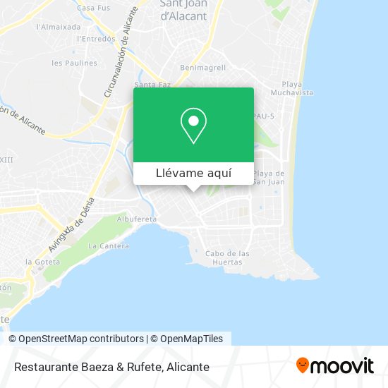 Mapa Restaurante Baeza & Rufete