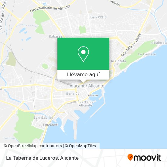 Mapa La Taberna de Luceros