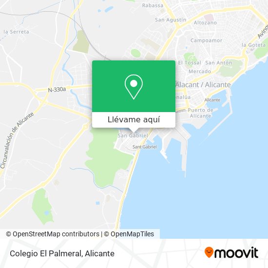 Mapa Colegio El Palmeral