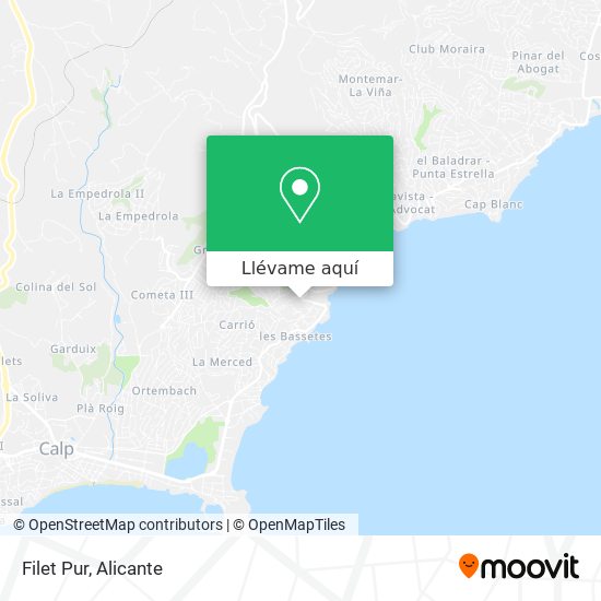 Mapa Filet Pur