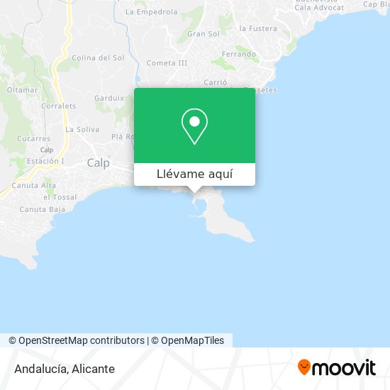 Mapa Andalucía