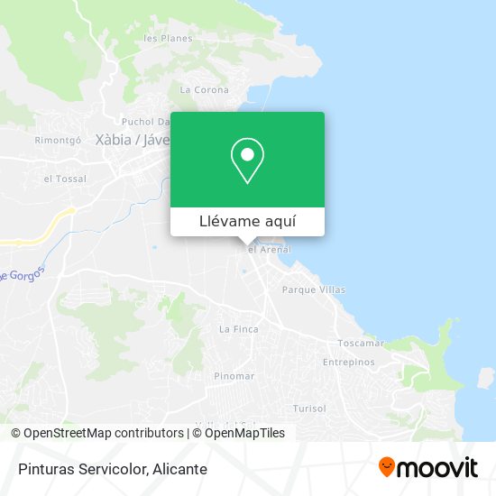 Mapa Pinturas Servicolor