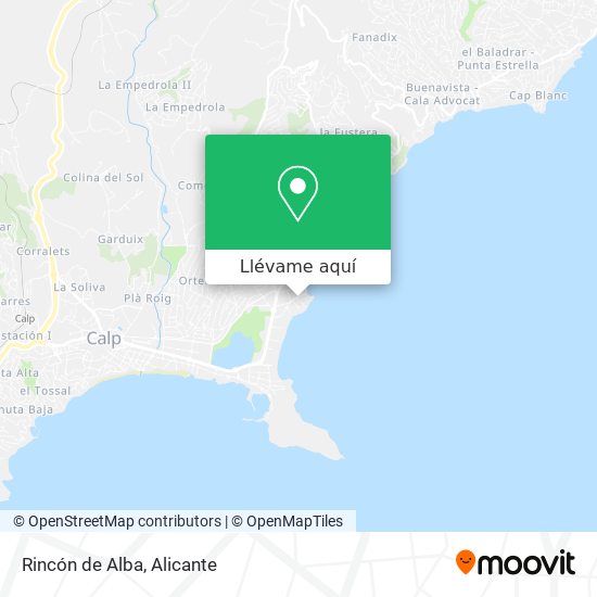 Mapa Rincón de Alba