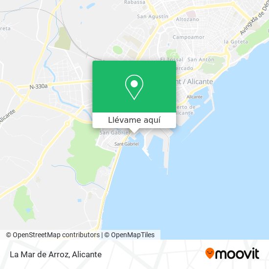 Mapa La Mar de Arroz