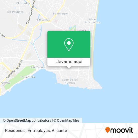 Mapa Residencial Entreplayas