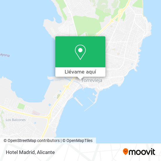 Mapa Hotel Madrid