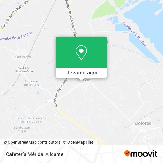 Mapa Cafetería Mérida