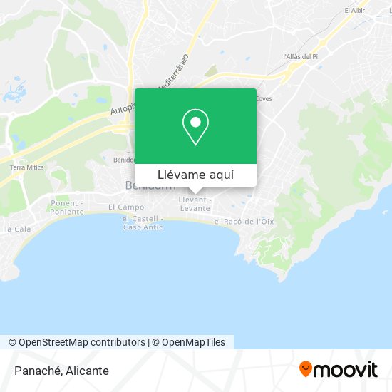 Mapa Panaché