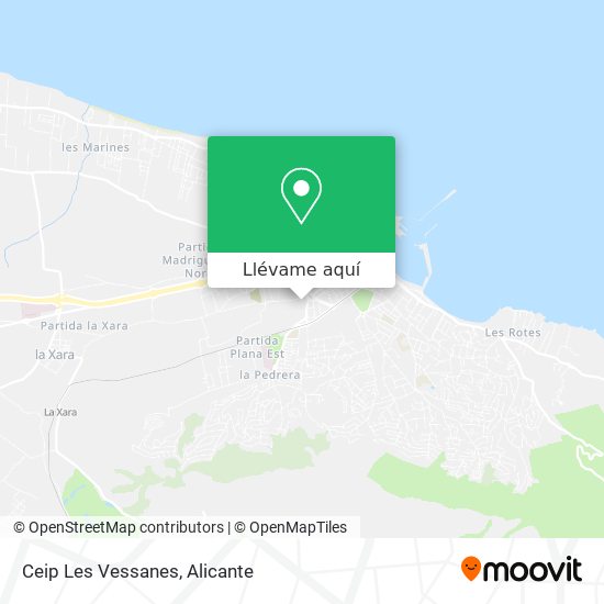 Mapa Ceip Les Vessanes