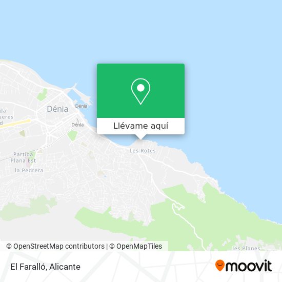 Mapa El Faralló