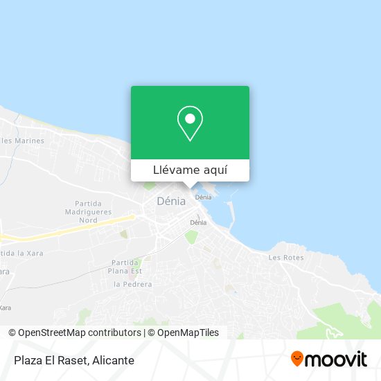 Mapa Plaza El Raset