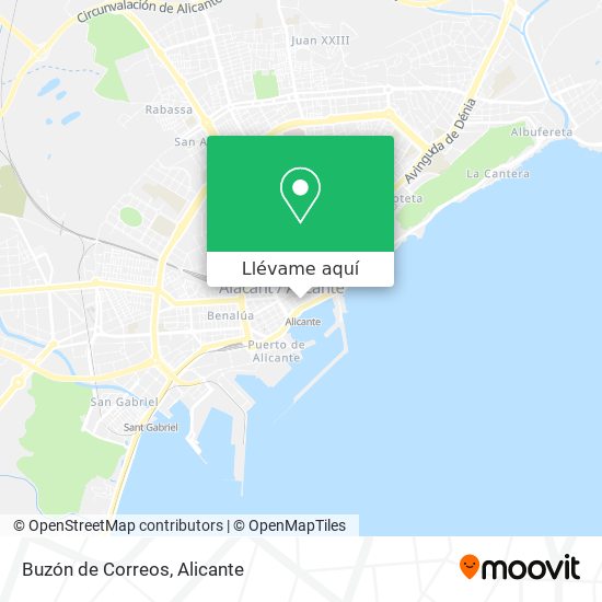 Mapa Buzón de Correos