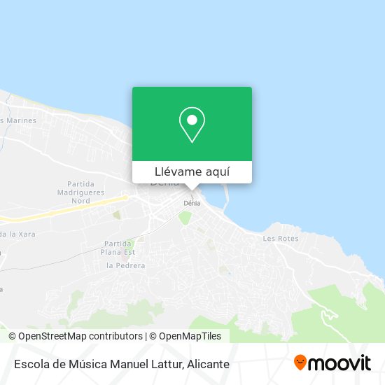 Mapa Escola de Música Manuel Lattur