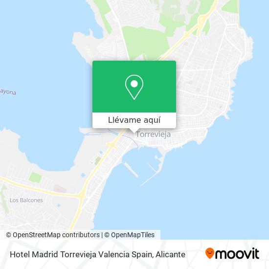 Mapa Hotel Madrid Torrevieja Valencia Spain