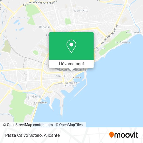 Mapa Plaza Calvo Sotelo