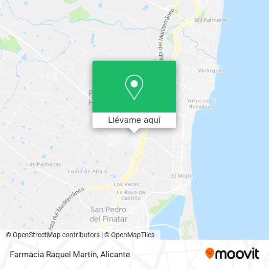 Mapa Farmacia Raquel Martin