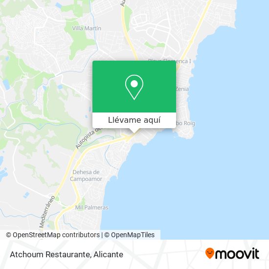 Mapa Atchoum Restaurante