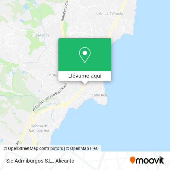 Mapa Sic Admiburgos S.L.