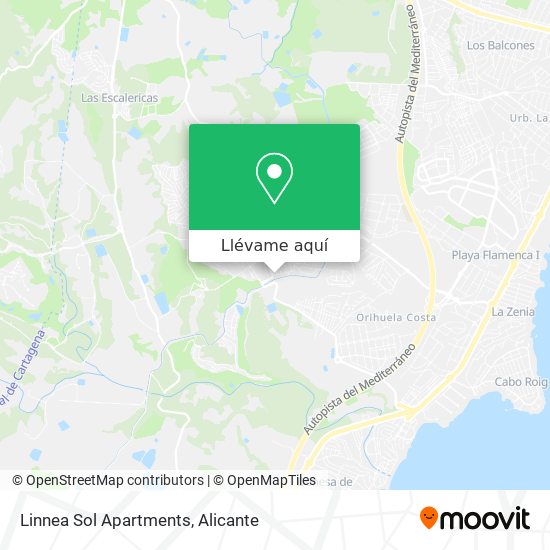Mapa Linnea Sol Apartments