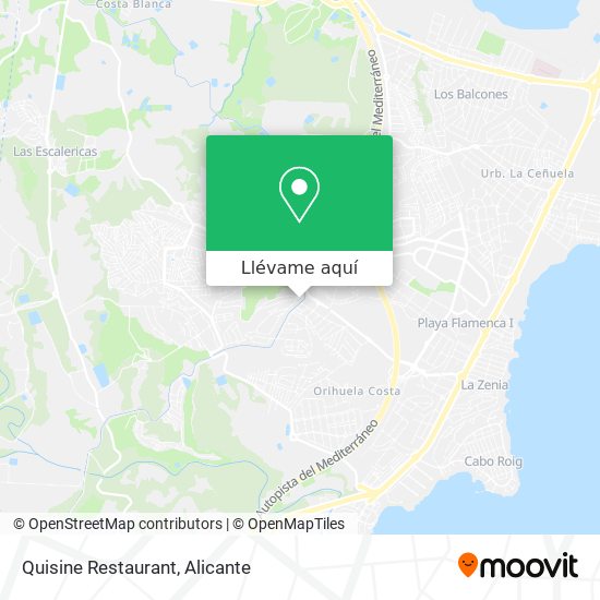 Mapa Quisine Restaurant