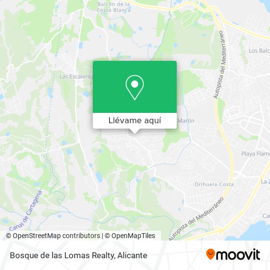 Mapa Bosque de las Lomas Realty