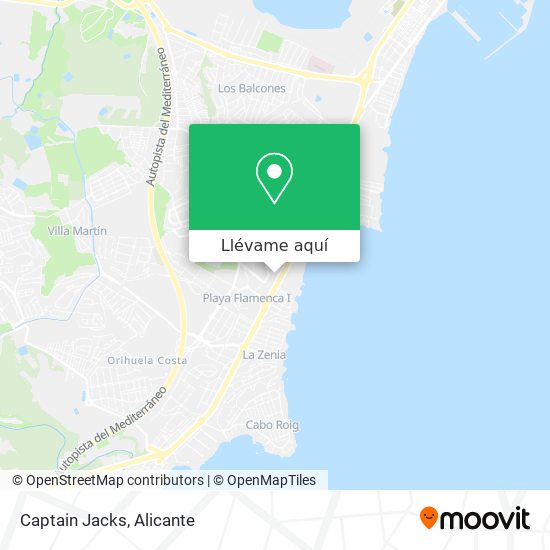 Mapa Captain Jacks