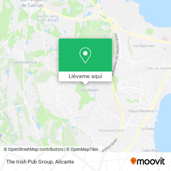 Mapa The Irish Pub Group