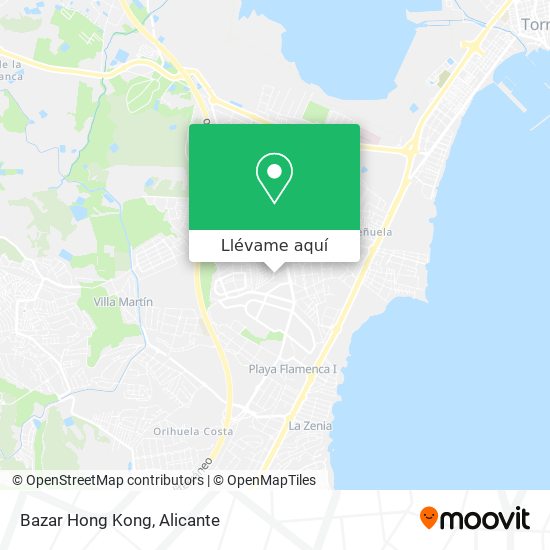 Mapa Bazar Hong Kong
