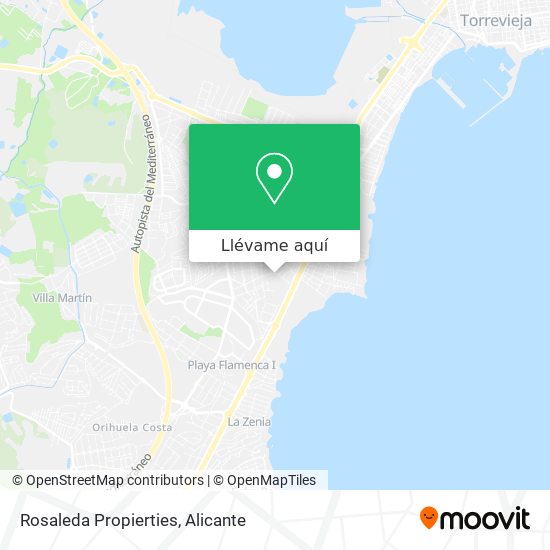 Mapa Rosaleda Propierties