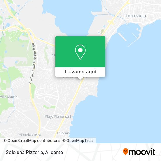 Mapa Soleluna Pizzeria