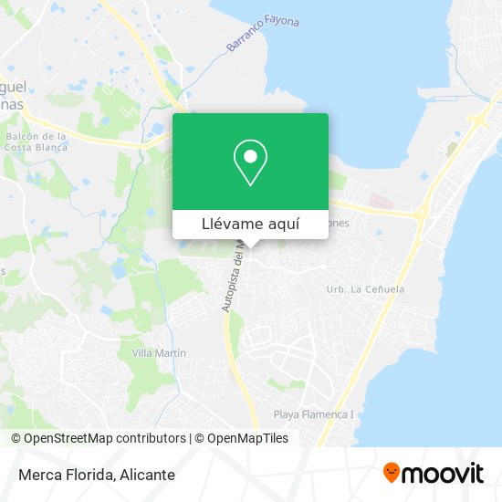 Mapa Merca Florida