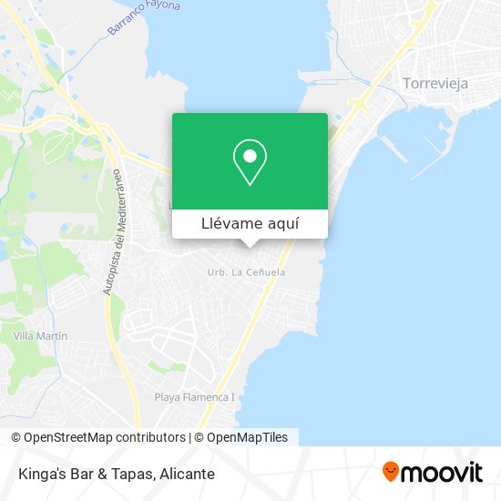 Mapa Kinga's Bar & Tapas