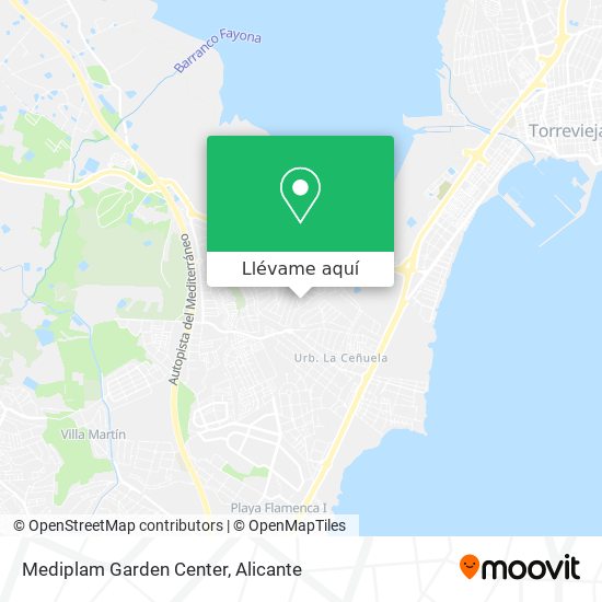 Mapa Mediplam Garden Center