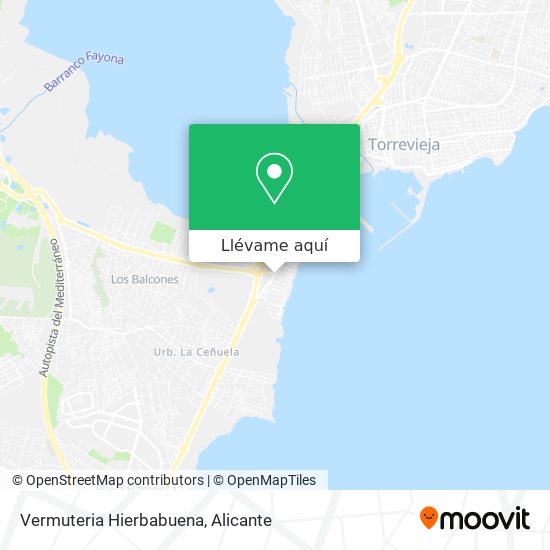Mapa Vermuteria Hierbabuena