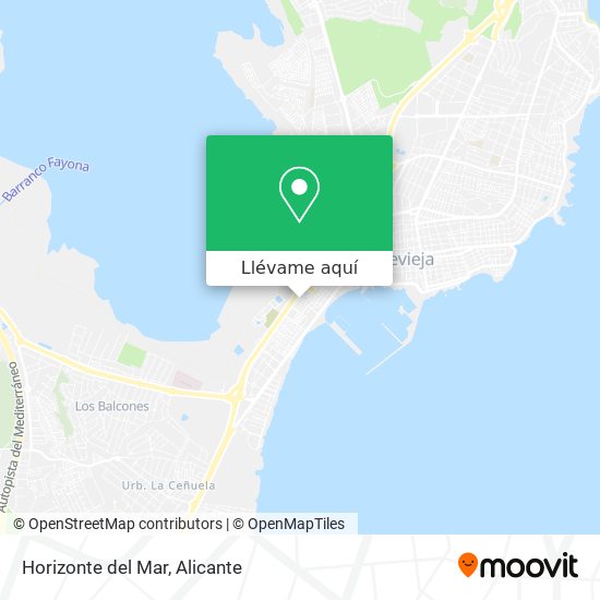 Mapa Horizonte del Mar